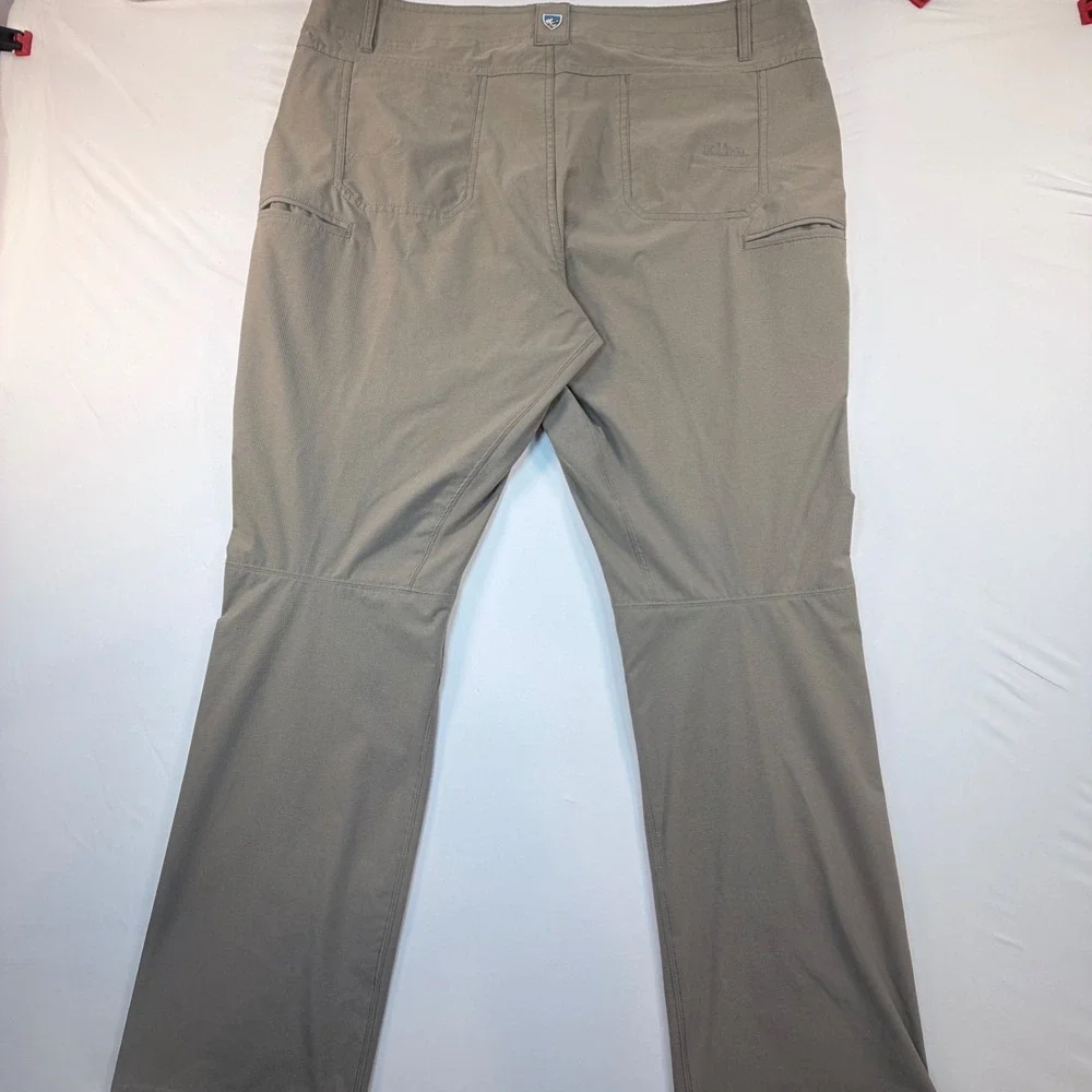 Kuhl Silencr Pants Mens 40x32 Tan Ripstop Stretch Hiking Trail Outdoor 5166